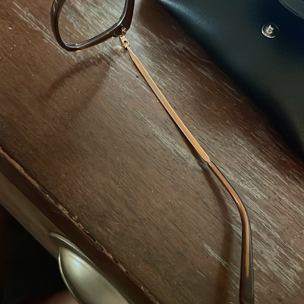 Diff Rue TP-BB169 46-23-145 brown & gold metal eyeglasses w/Black logo soft Case - Picture 8 of 16